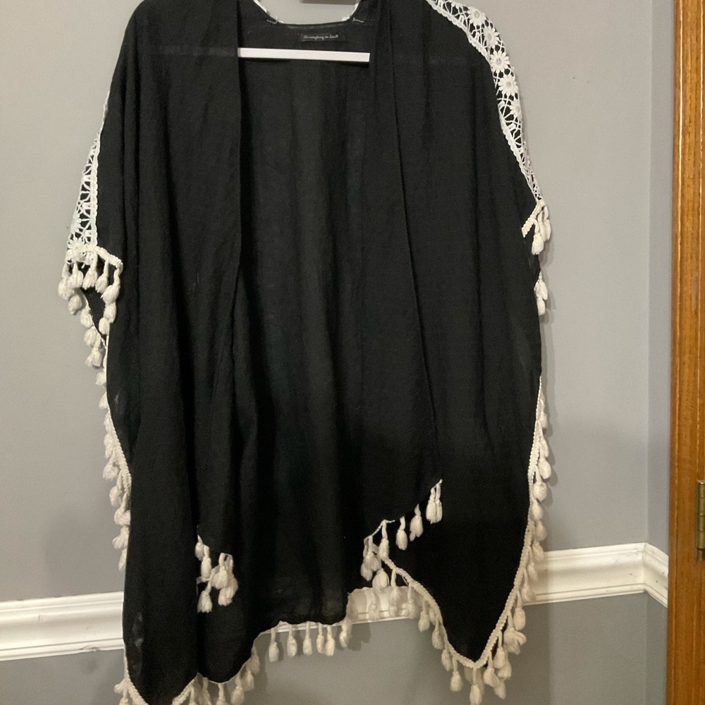 Women’s Black Kimono